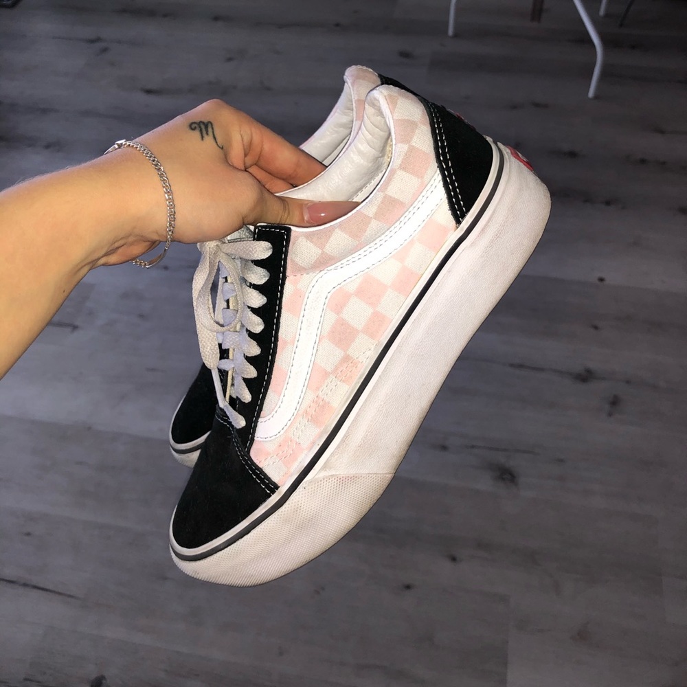 Pink Platform Vans